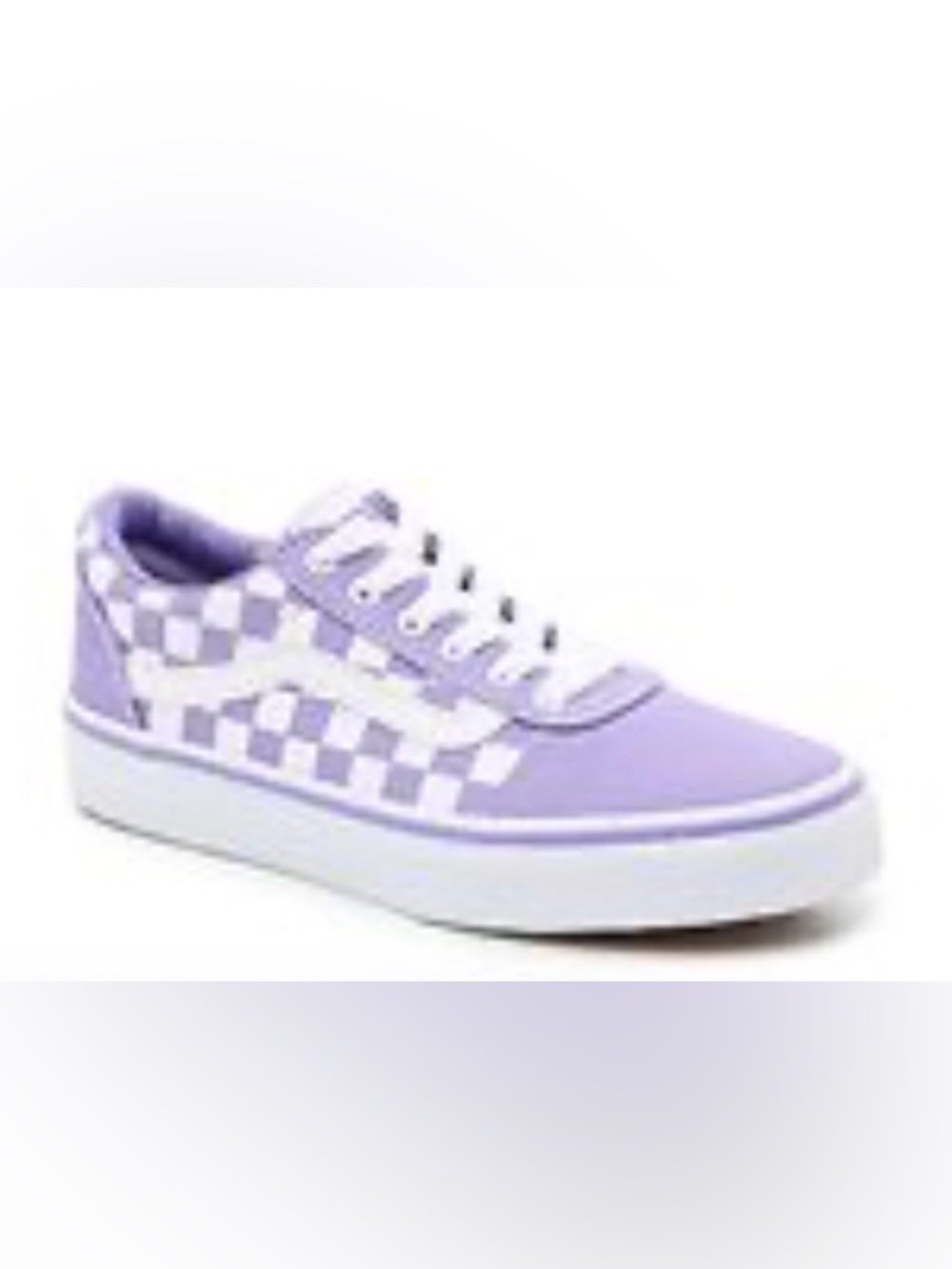 Vans Ward Lavender & White Checkered Old Skool Sneakers Size 6 / Women’s 7.5